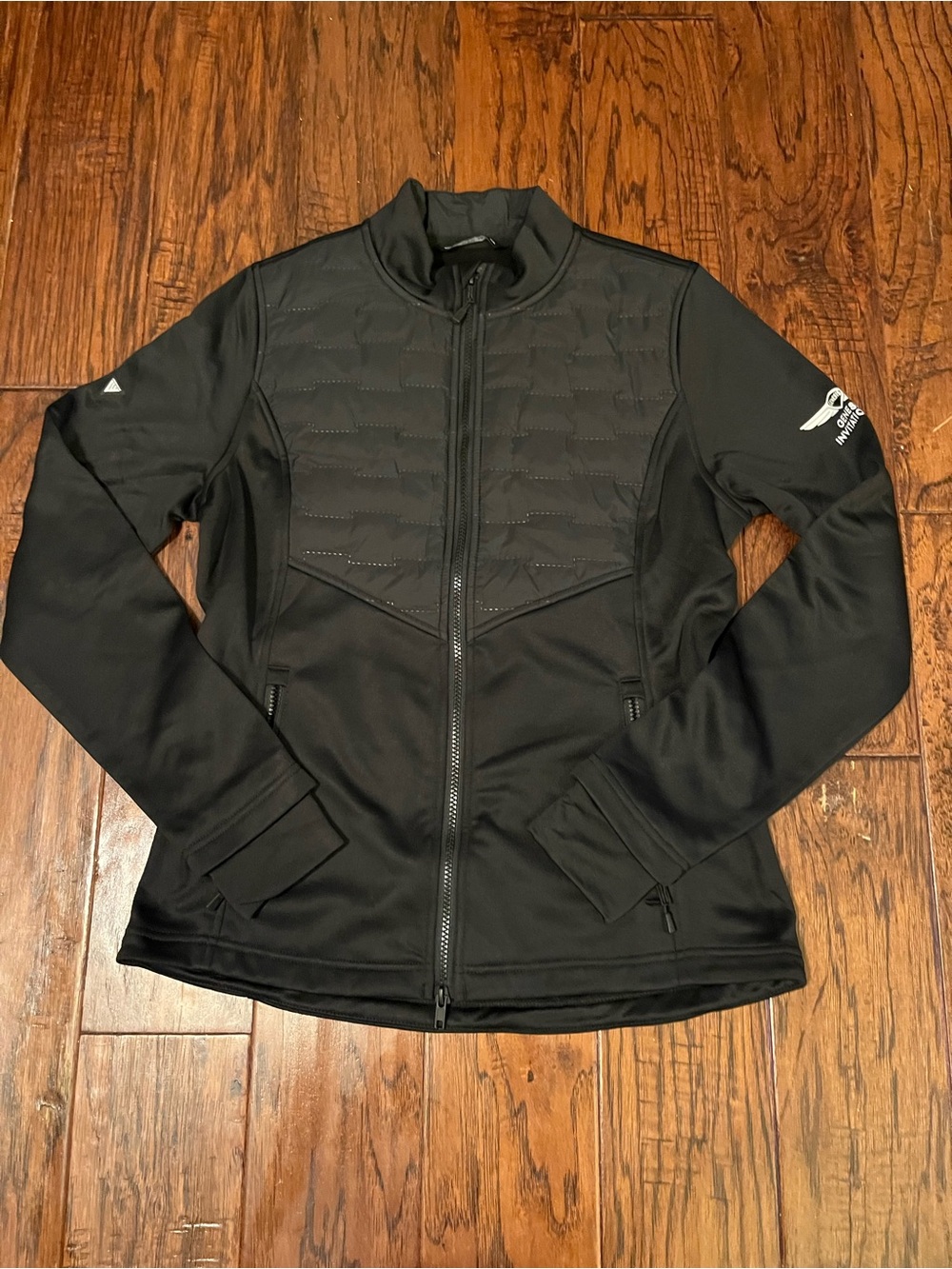 Women's Black Quilted Softshell Jacket